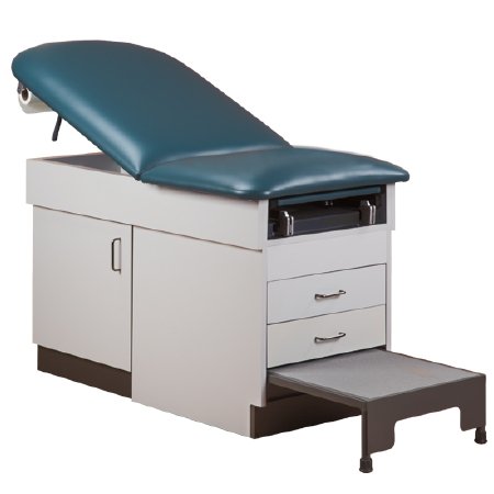 Table Exam Family Practice Table with Step Stool by Clinton Industries  ID 8890